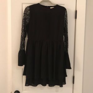 Black Bell Sleeve Dress BNWOT